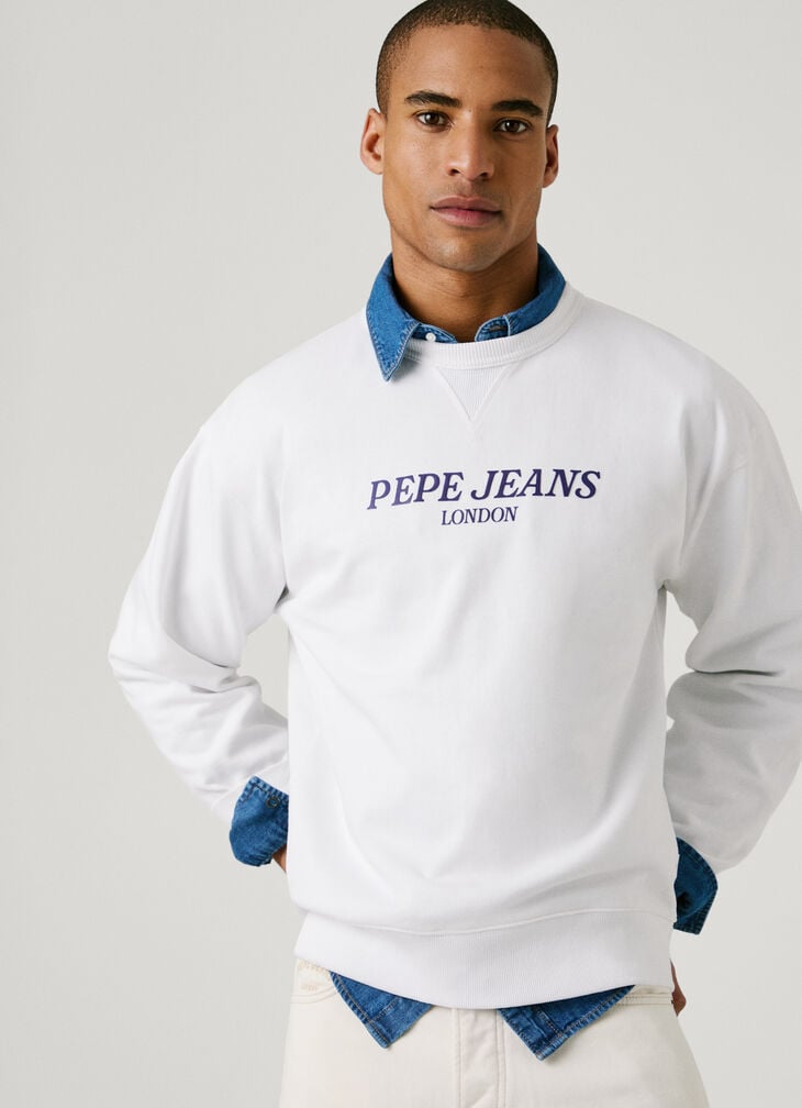 Pepe Jeans Relaxed Fit Crew Neck Sweatshirt