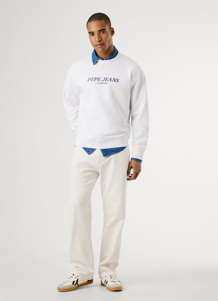 Pepe Jeans Relaxed Fit Crew Neck Sweatshirt