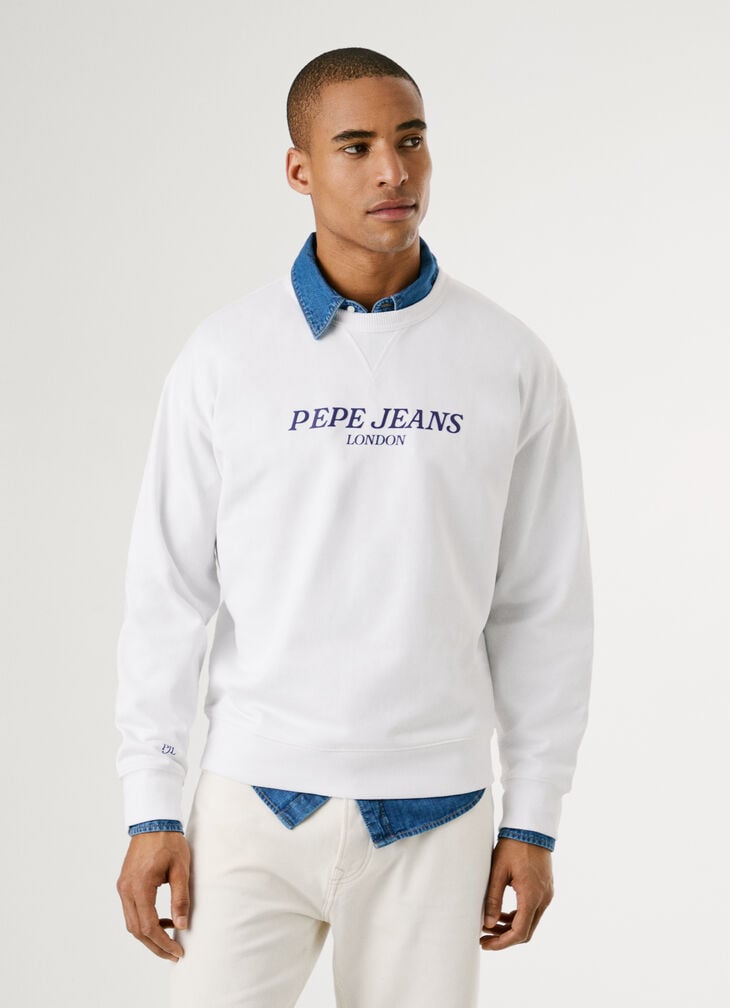 Pepe Jeans Relaxed Fit Crew Neck Sweatshirt