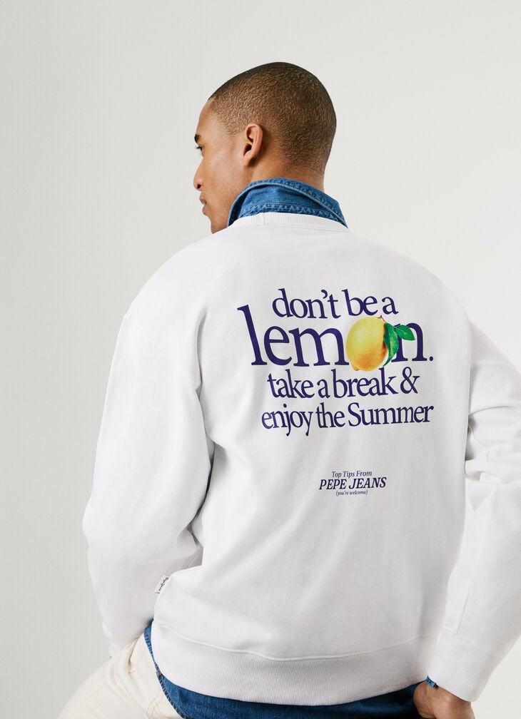 Pepe Jeans relaxed fit crew neck sweatshirt