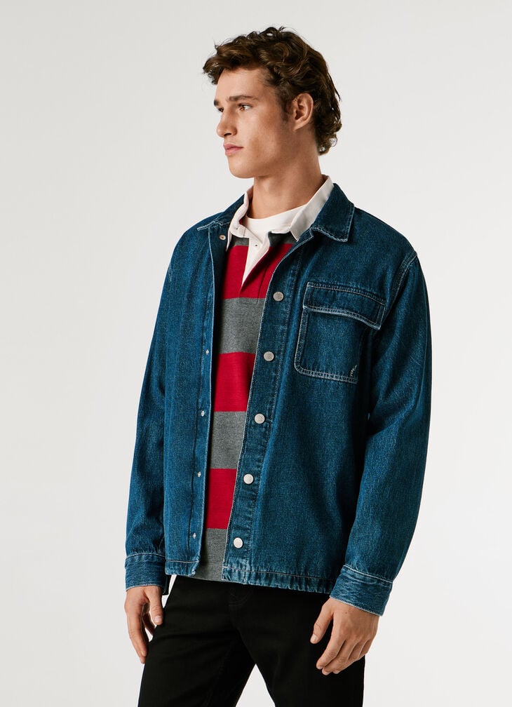 Pepe Jeans Relaxed Fit Denim Overshirt