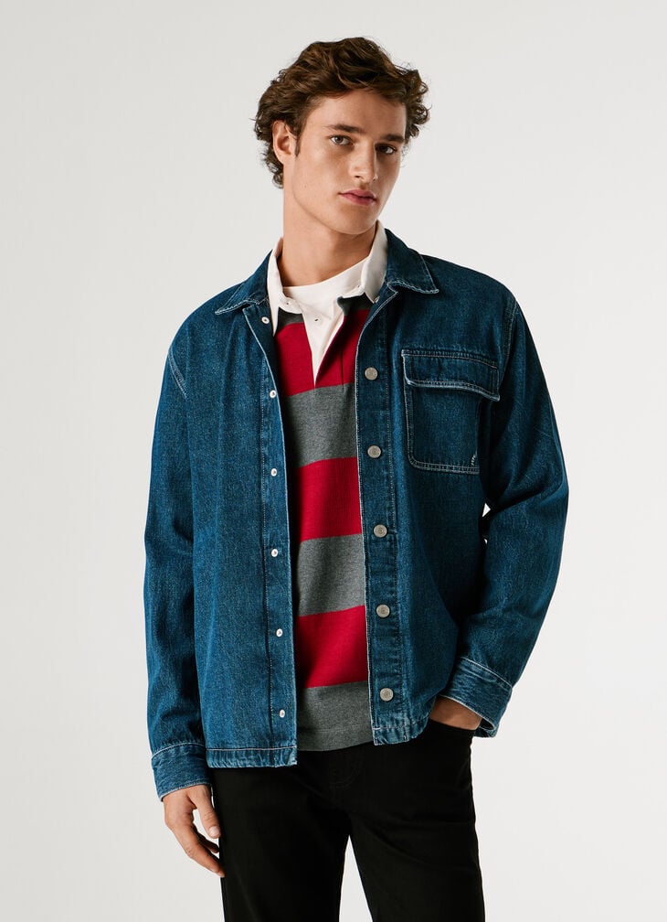 Pepe Jeans Relaxed Fit Denim Overshirt