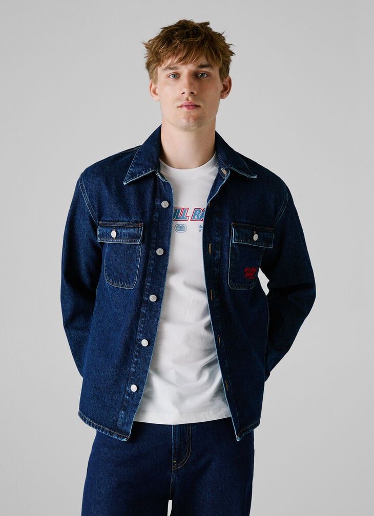 Pepe Jeans Relaxed Fit Denim Overshirt