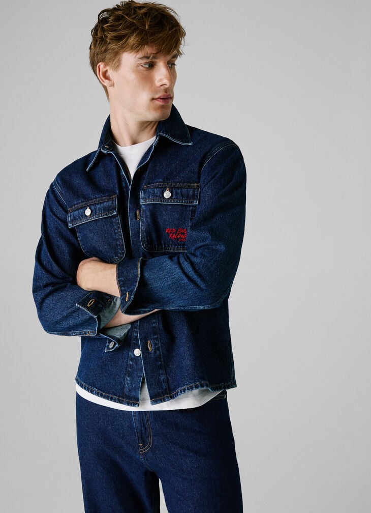 Pepe Jeans relaxed fit denim overshirt