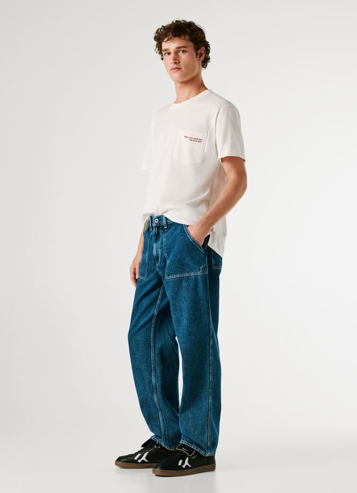 Pepe Jeans Relaxed Fit Low-rise Jeans - Carpenter