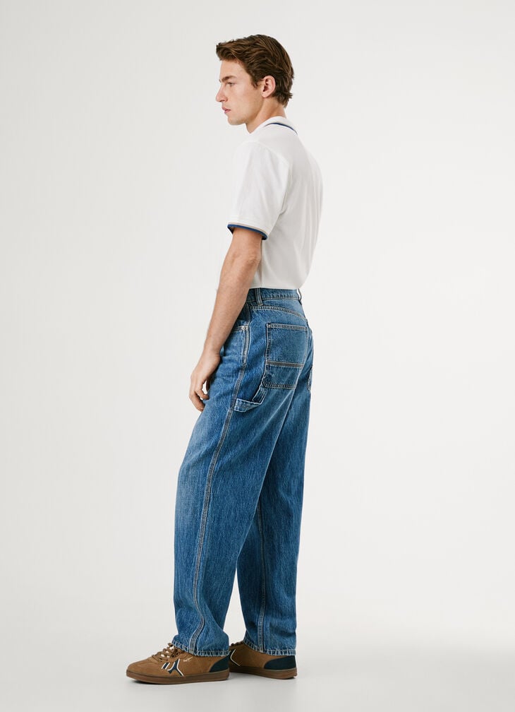Pepe Jeans Relaxed Fit Low-rise Jeans - Carpenter