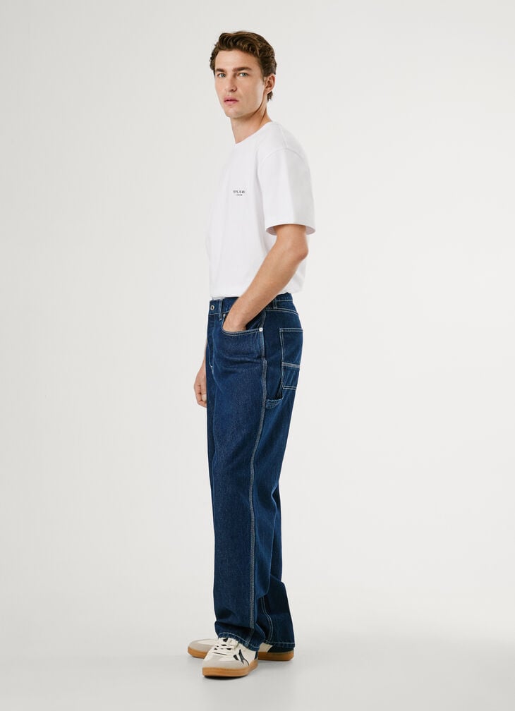Pepe Jeans Relaxed Fit Low-rise Jeans - Carpenter