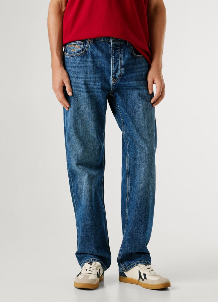 Pepe Jeans Relaxed Fit Mid-rise Jeans - Bexley