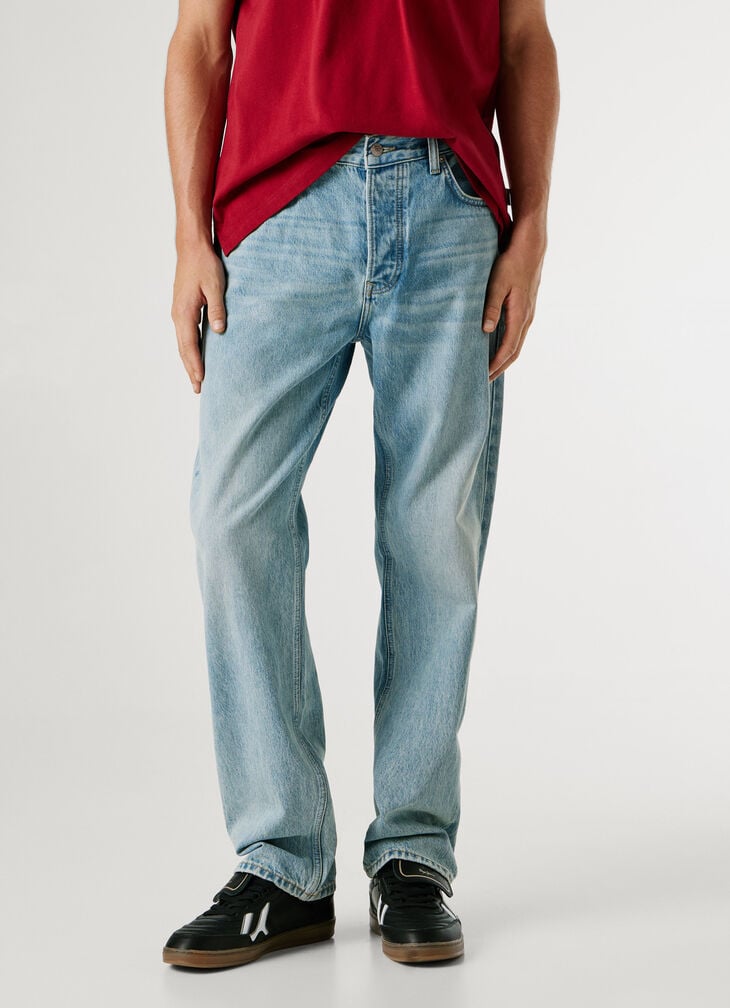 Pepe Jeans Relaxed Fit Mid-rise Jeans - Bexley