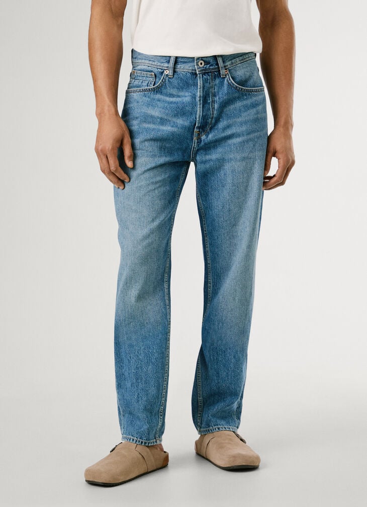 Pepe Jeans Relaxed Fit Mid-rise Jeans - Brighton