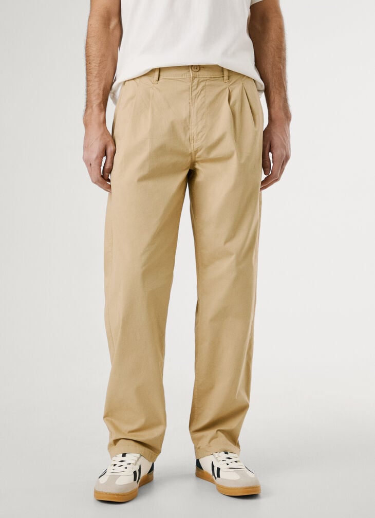 Pepe Jeans Relaxed Fit Poplin Chinos