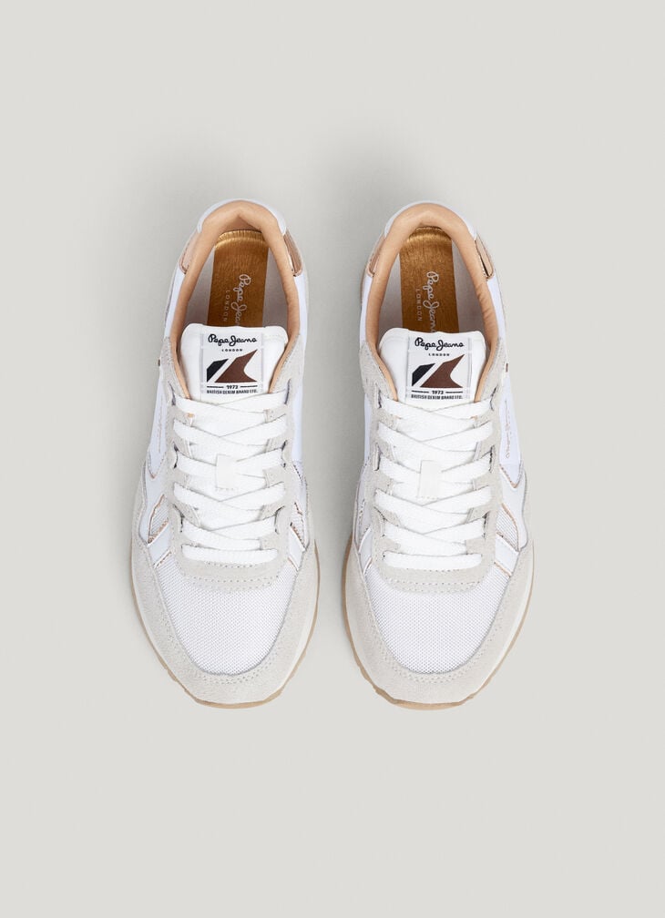 Pepe Jeans Retro-inspired Running Trainers- Brit