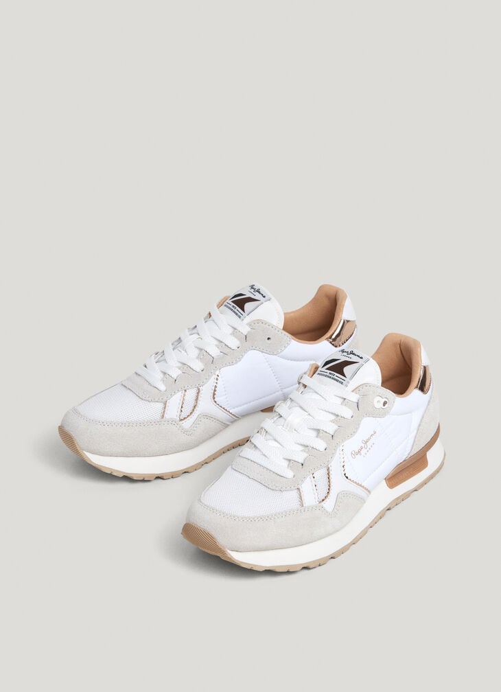 Pepe Jeans Retro-inspired Running Trainers- Brit