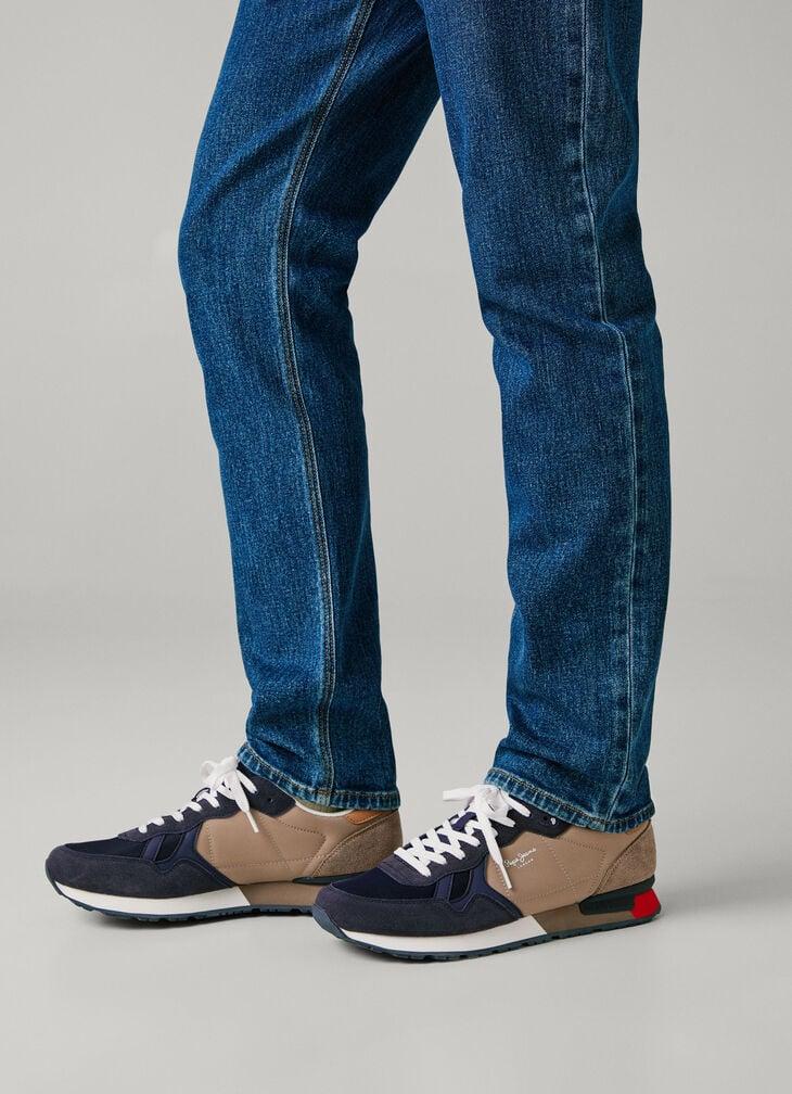 Pepe Jeans retro-inspired running trainers
