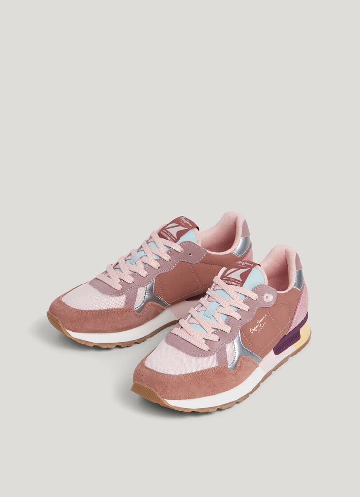 Pepe Jeans Retro Running Trainers- Brit