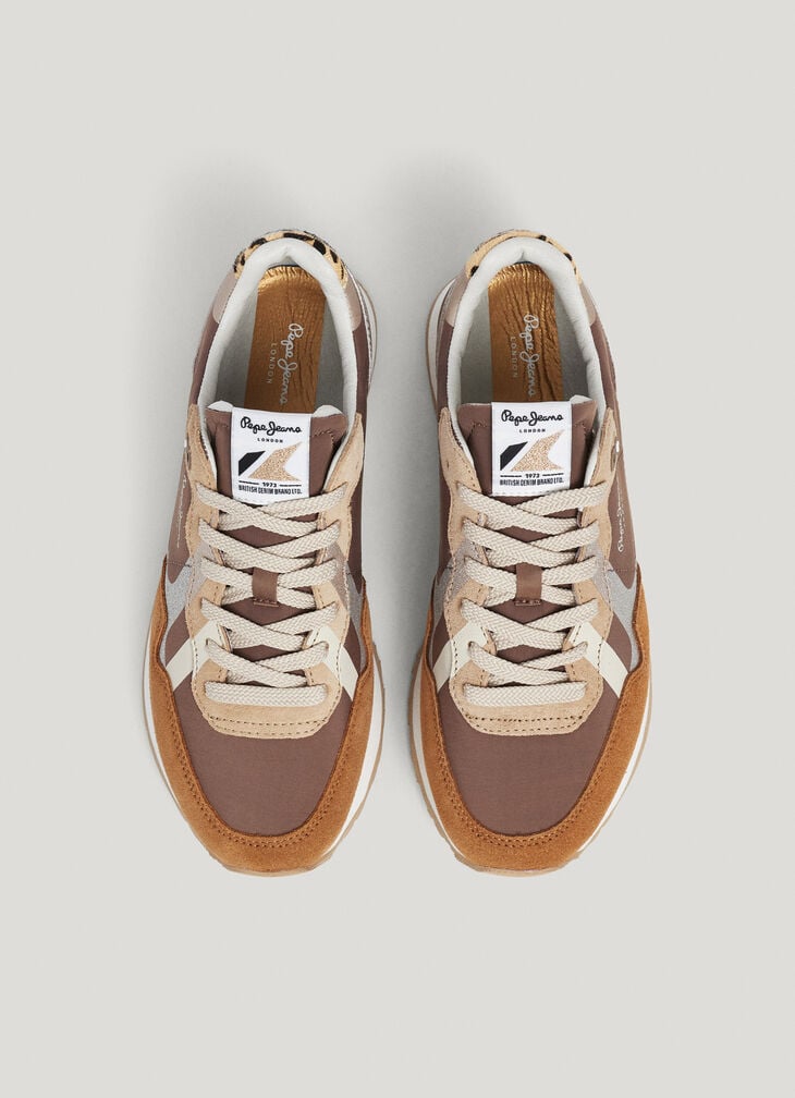 Pepe Jeans Retro Running Trainers- Brit