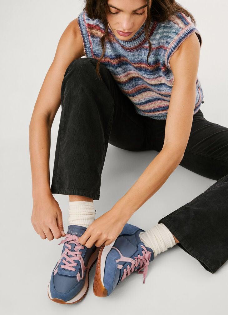 Pepe Jeans retro running trainers