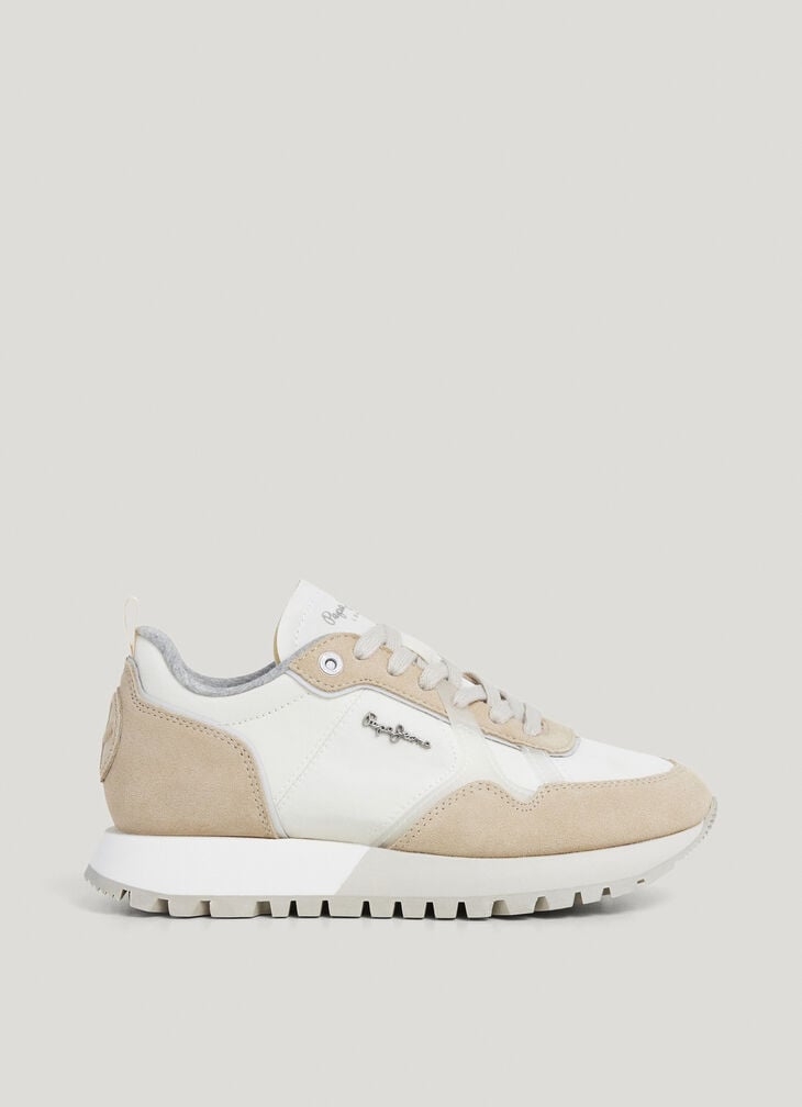 Pepe Jeans retro running trainers