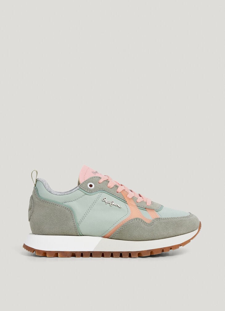 Pepe Jeans retro running trainers