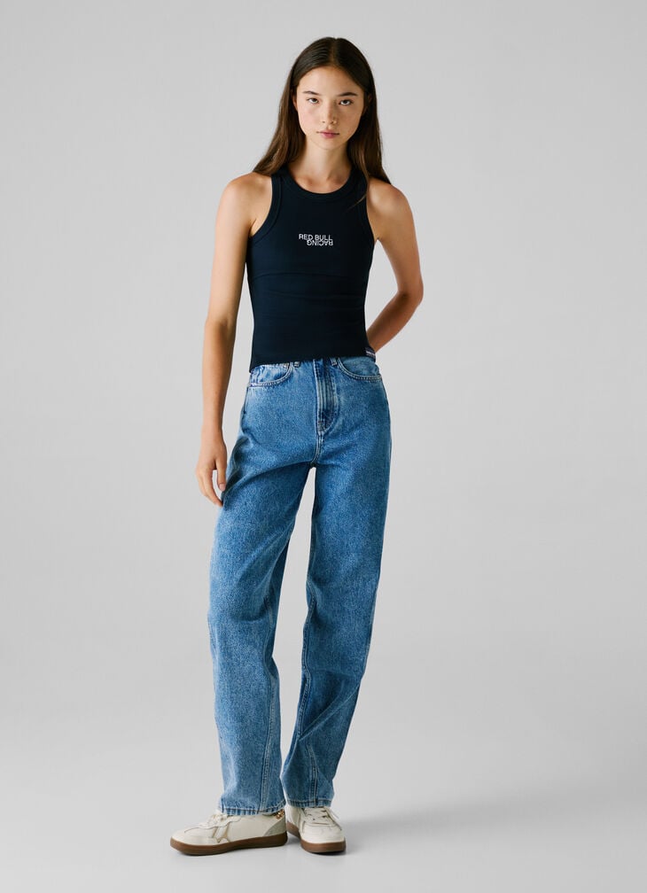 Pepe Jeans Ribbed Armhole Sleeve T-shirt