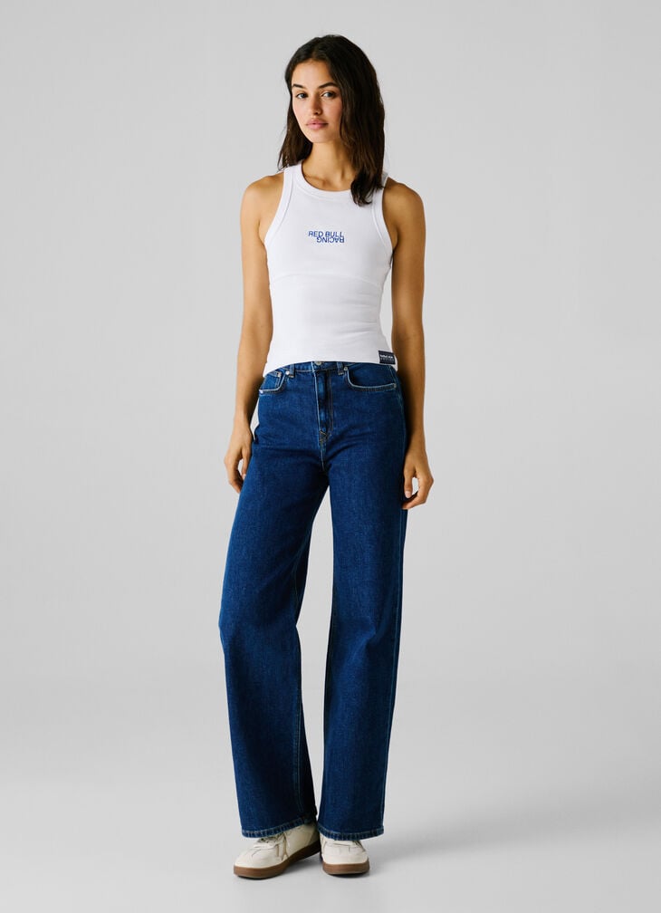 Pepe Jeans Ribbed Armhole Sleeve T-shirt