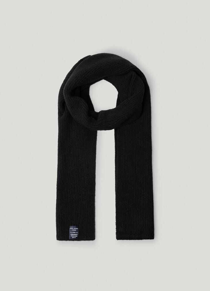 Pepe Jeans Ribbed Hat And Scarf Set