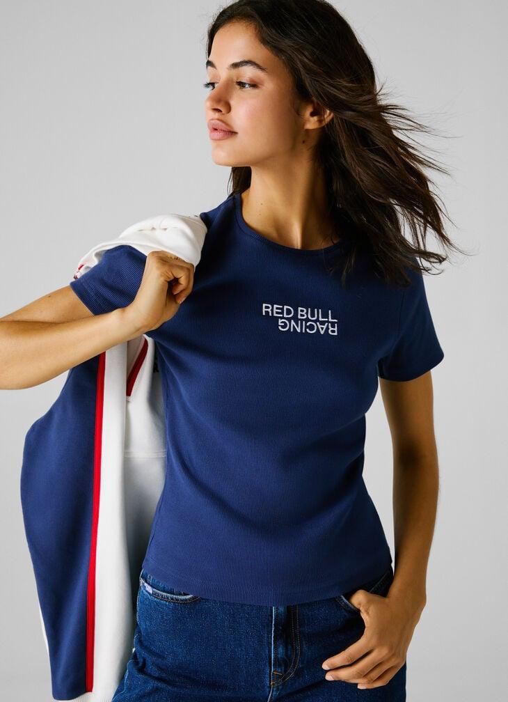 Pepe Jeans ribbed logo print t-shirt