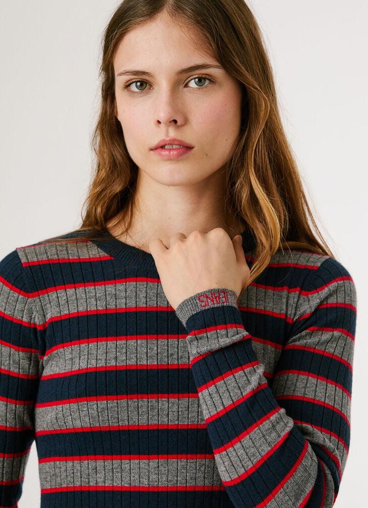 Pepe Jeans Ribbed Maxi Dress