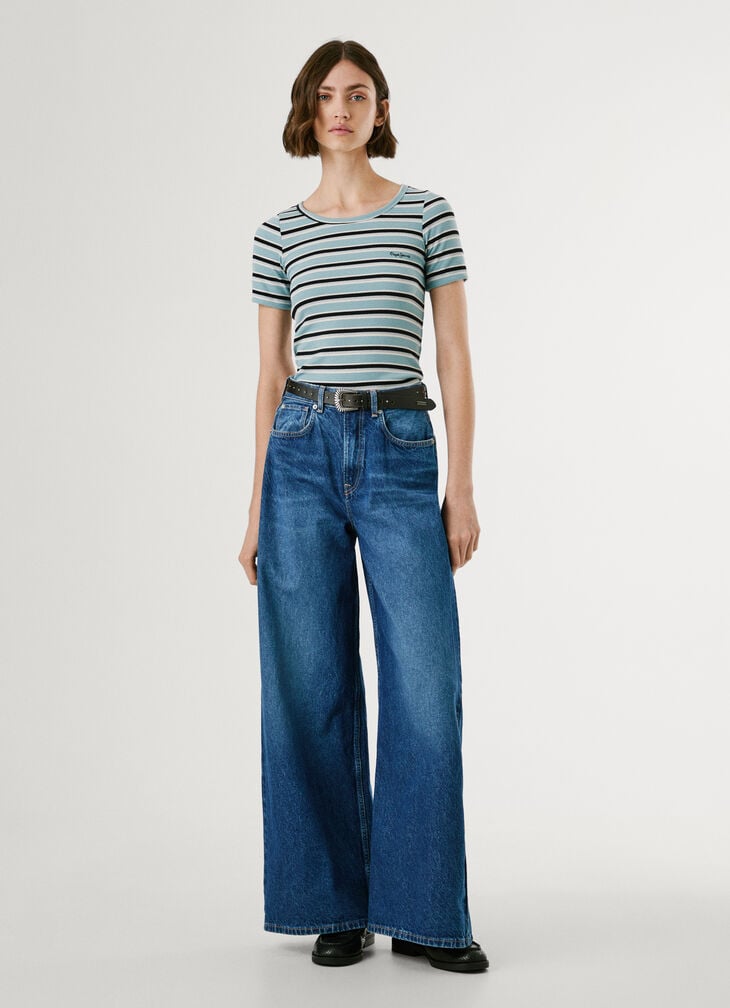 Pepe Jeans Ribbed Striped T-shirt