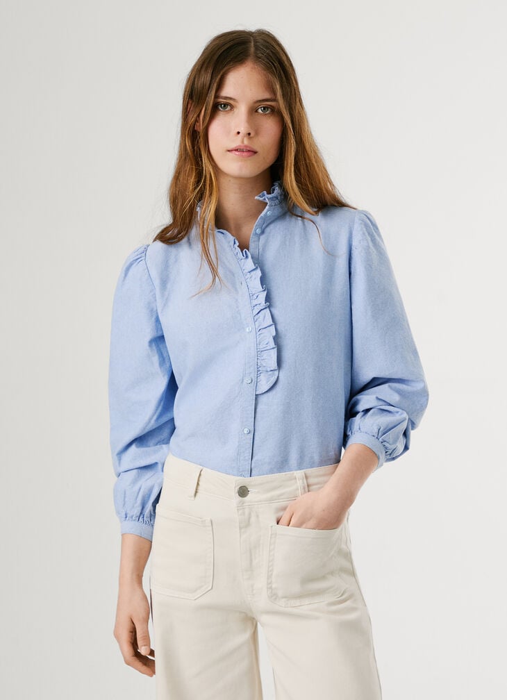 Pepe Jeans Ruffles Oxford Blouse