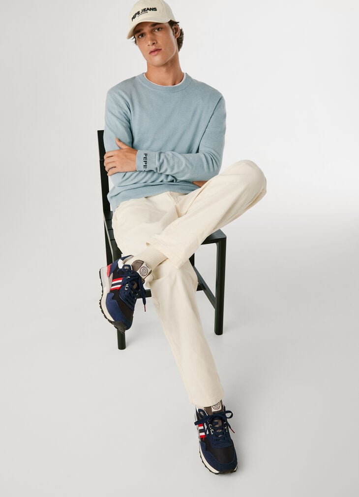 Pepe Jeans running trainers with suede details