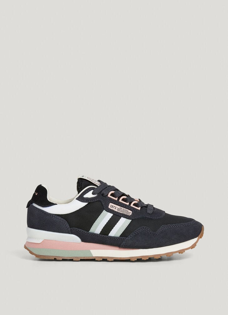 Pepe Jeans running trainers with suede details