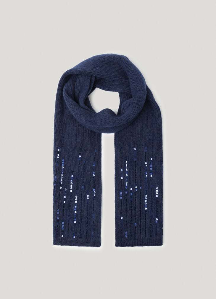 Pepe Jeans Sequin Hat And Scarf Set