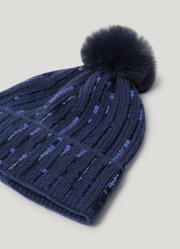 Pepe Jeans Sequin Hat And Scarf Set