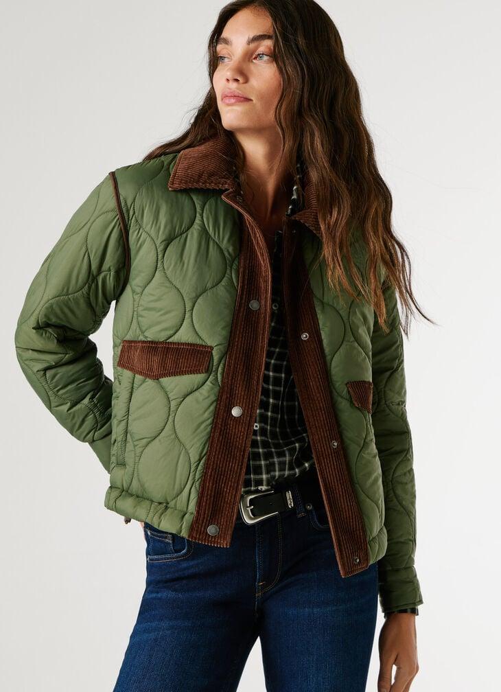 Pepe Jeans shirt collar puffer jacket