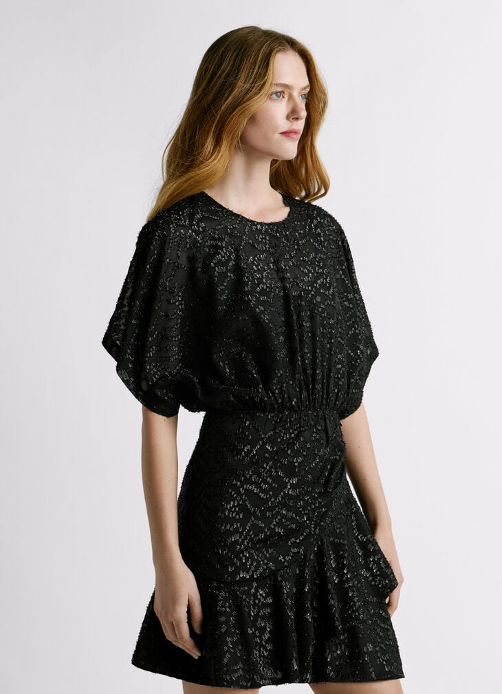 Pepe Jeans Short Dress With Metallic Details