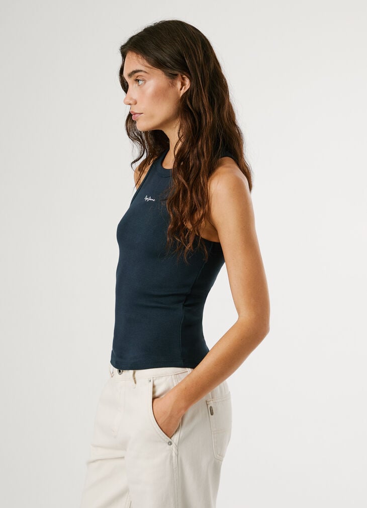 Pepe Jeans Sleeveless Ribbed Top