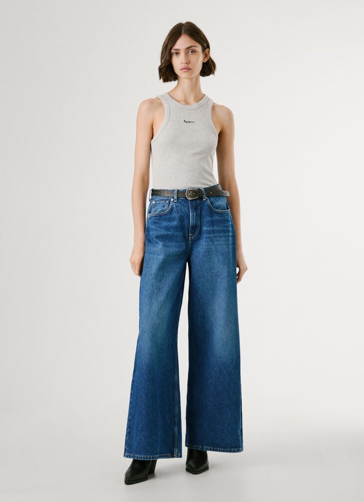 Pepe Jeans Sleeveless Ribbed Top