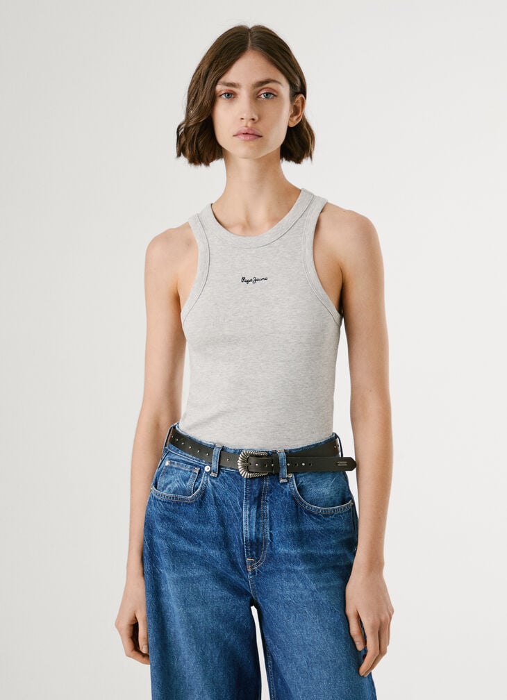 Pepe Jeans Sleeveless Ribbed Top