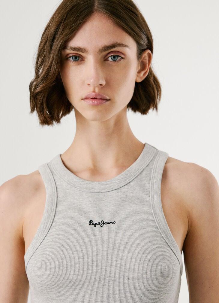 Pepe Jeans Sleeveless Ribbed Top