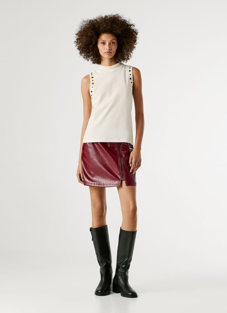 Pepe Jeans Sleeveless Ribbed Top