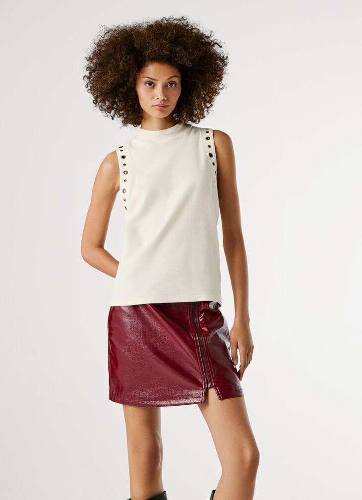 Pepe Jeans Sleeveless Ribbed Top