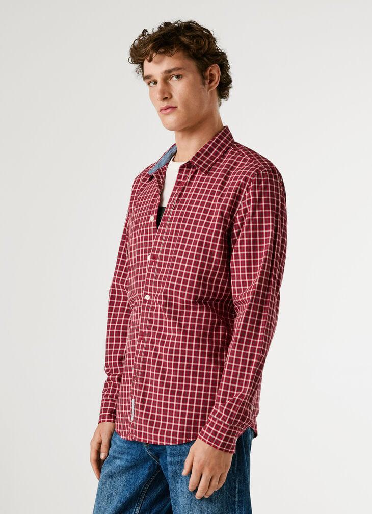 Pepe Jeans Slim Fit Checked Poplin Shirt