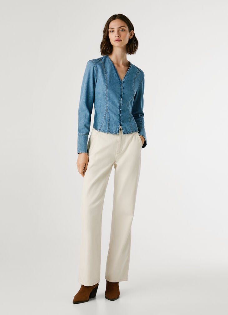 Pepe Jeans Slim Fit Denim Shirt