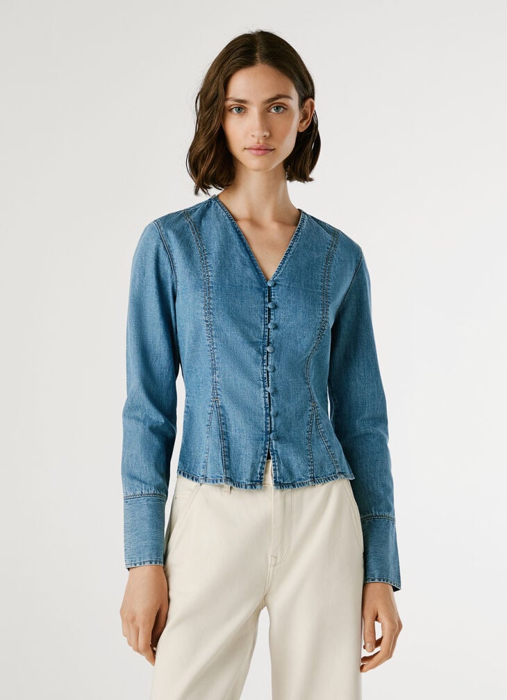 Pepe Jeans Slim Fit Denim Shirt