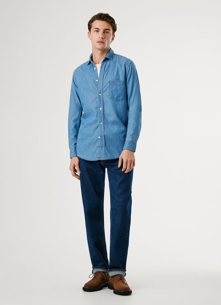Pepe Jeans Slim Fit Denim Shirt