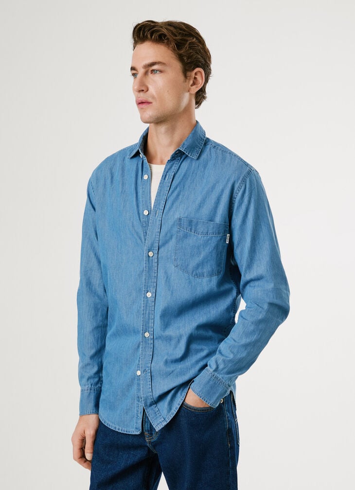 Pepe Jeans Slim Fit Denim Shirt