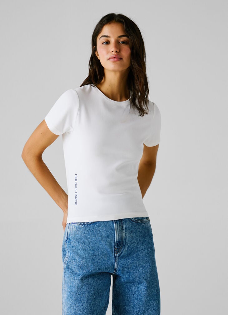 Pepe Jeans Slim Fit Logo Print T-shirt