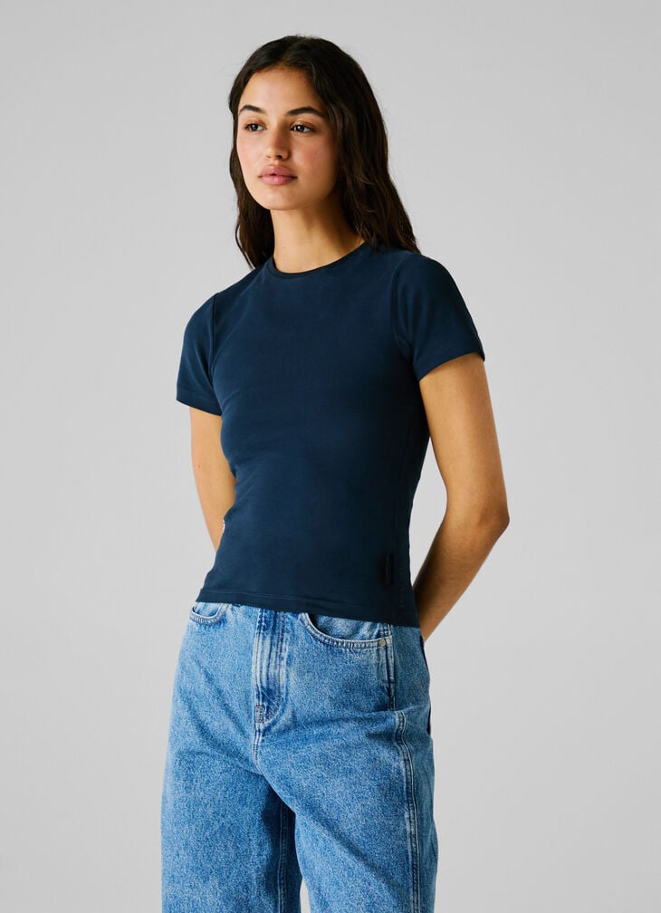 Pepe Jeans Slim Fit Logo Print T-shirt