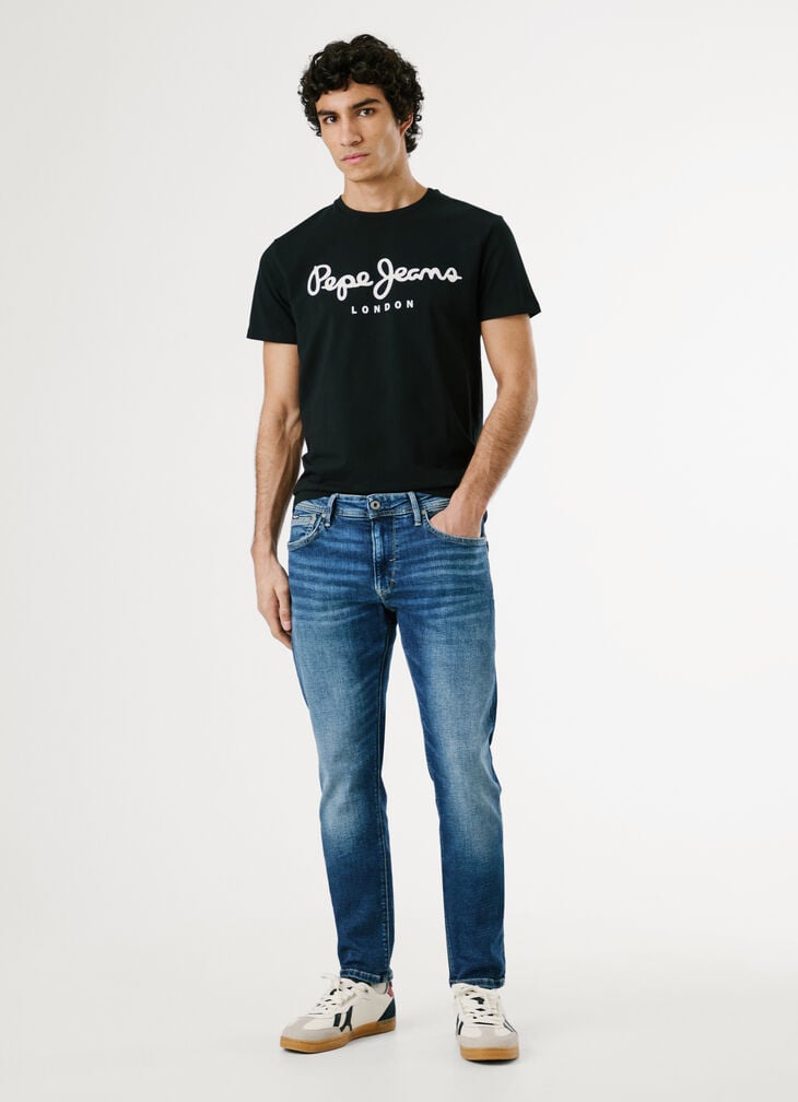 Pepe Jeans Slim Fit Logo Print T-shirt